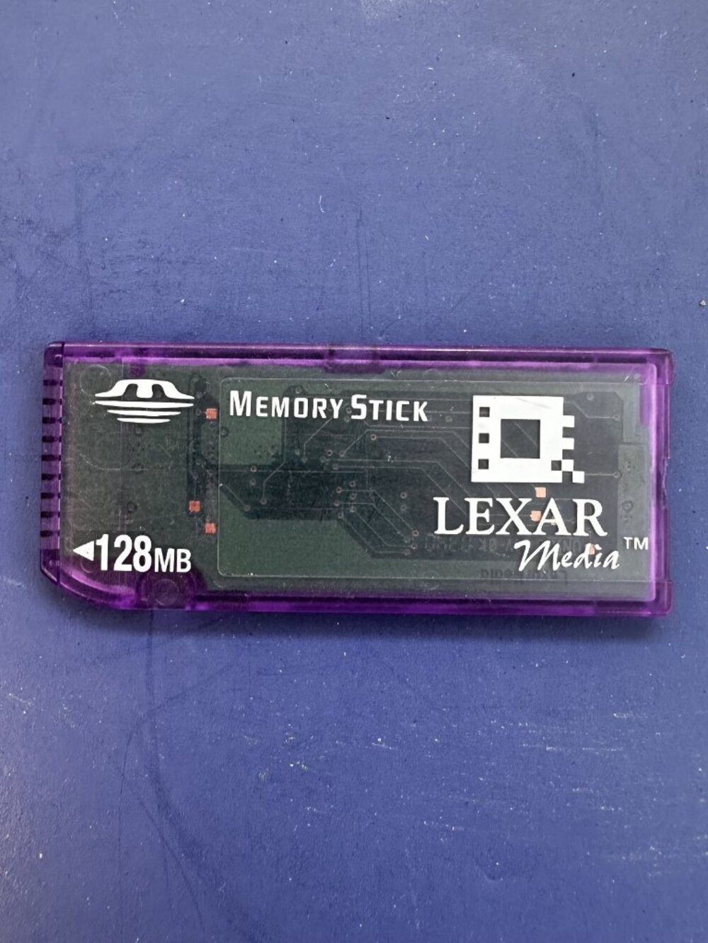 Lexar Memory Stick 128MB Purple Translucent